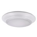 Designers Fountain 7 inch White Integrated LED Ceiling or Flush Mount Disk Light Trim, 4000K EVDK690DWH40